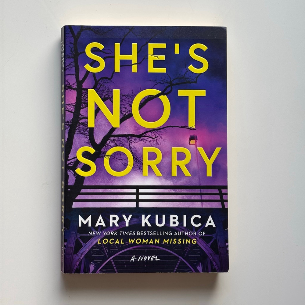 She's Not Sorry by Mary Kubica - Fiction Novel
📙📘 Bundle any 2 for $15